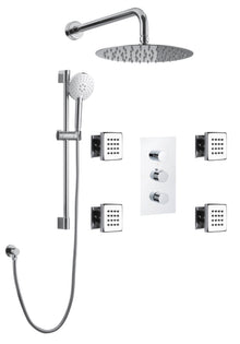 Streamline Cavalli CAVKIT25 Thermostatic Shower Kit with 10