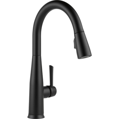 Delta ESSA Single Handle Pull-Down Kitchen Faucet with Touch2O Technology- Matte Black