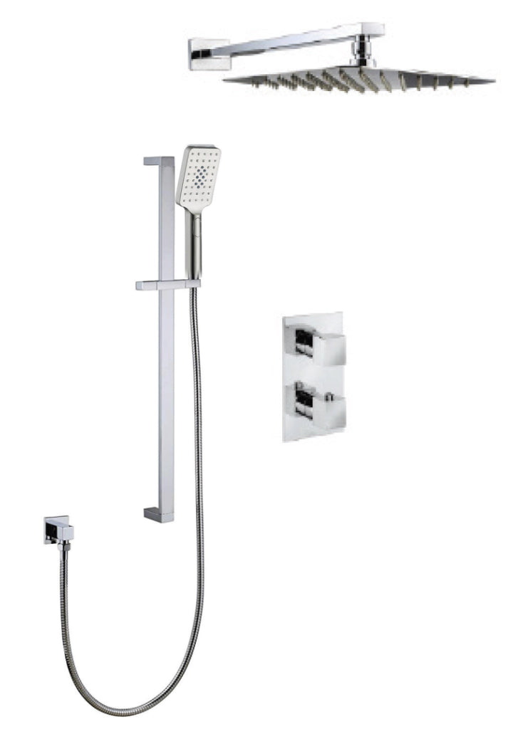 Streamline Cavalli CAVKIT6 Thermostatic Shower Kit with 10" Square Shower Head