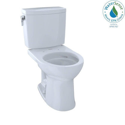 Toto Drake II Two Piece Toilet, Round Bowl, 1.0 GPF (Seat Sold Separately) - Renoz