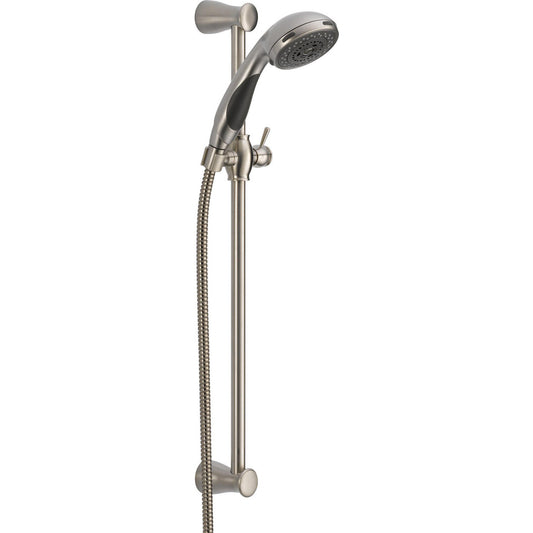 Delta Premium 3-Setting Slide Bar Hand Shower- Stainless Steel