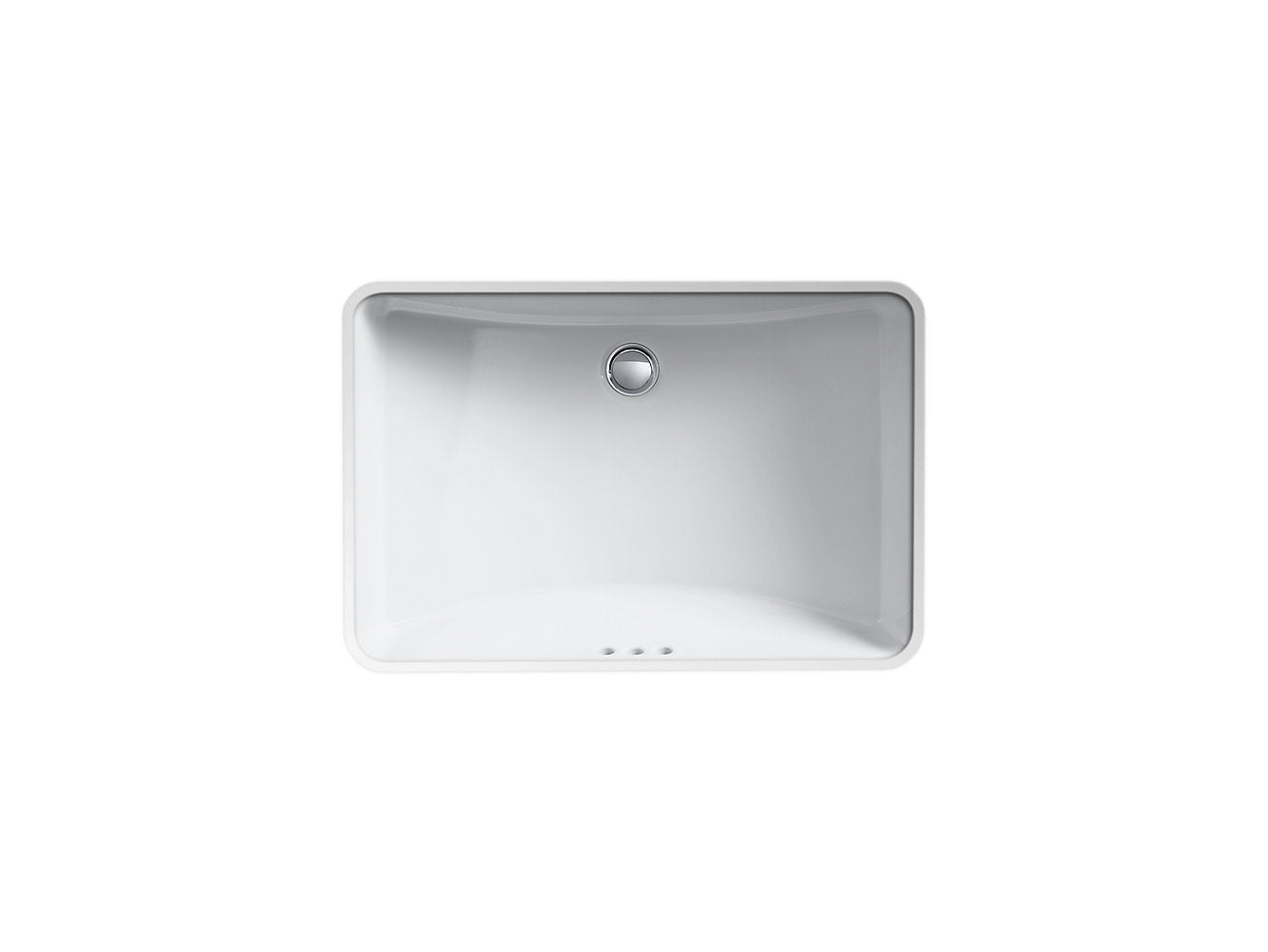 Lavabo de salle de bain encastré Kohler Ladena 23-1/4" X 16-1/4" X 8-1/8" - Blanc