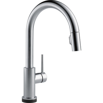 Delta TRINSIC VoiceIQ Single-Handle Pull-Down Kitchen Faucet with Touch2O Technology- Arctic Stainless