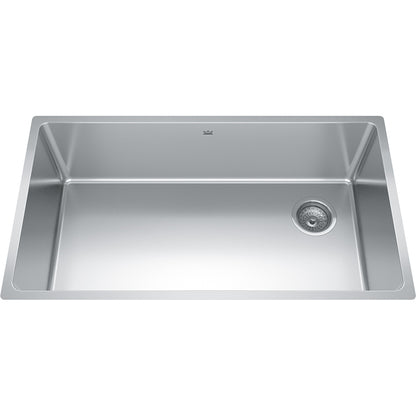 Kindred Brookmore 32.5" x 18.12" Undermount Single Bowl Stainless Steel Kitchen Sink - Renoz