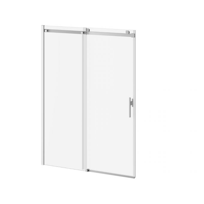 Porte de douche coulissante Kalia KONCEPT EVO 60" x 77" avec verre transparent - Chrome