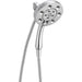 Delta H2Okinetic In2ition 4-Setting Two-in-One Shower- Lumicoat Chrome