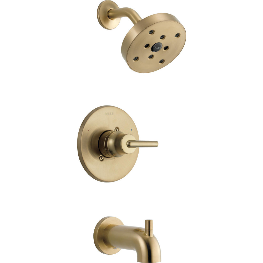 Delta TRINSIC Monitor 14 Series H2Okinetic Tub & Shower Trim -Champagne Bronze (Valve Sold Separately)