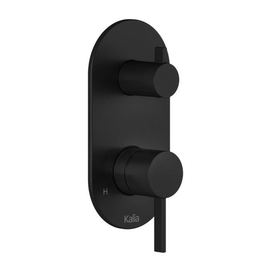 Kalia SPEC ½” Pressure Balance With Volume Control Valve and 2-way Diverter Decorative Trim (Cartridge Included) Matte Black