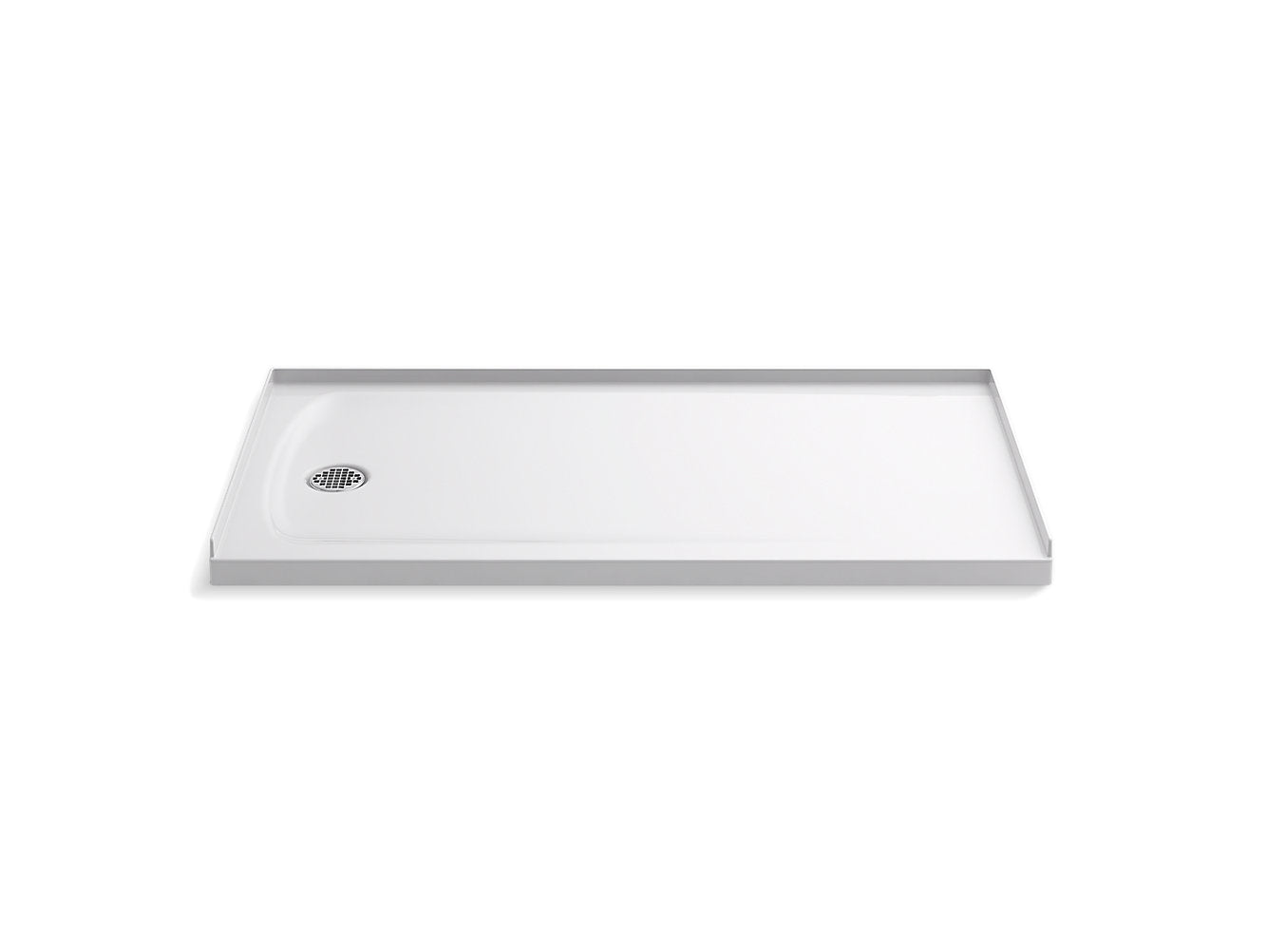 Kohler Ballast Shower Base With Left Hand Drain 60" X 32" - White