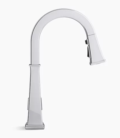 Kohler Riff Pull-Down Single-Handle Kitchen Faucet - Vibrant Stainless