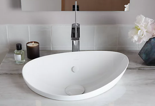 Kohler Veil Vessel Bathroom Sink Without Overflow