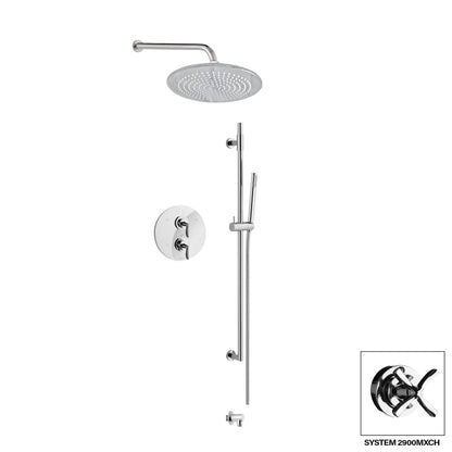 Aquadesign Products Ensembles de douche (Manhattan 2900) - Chrome