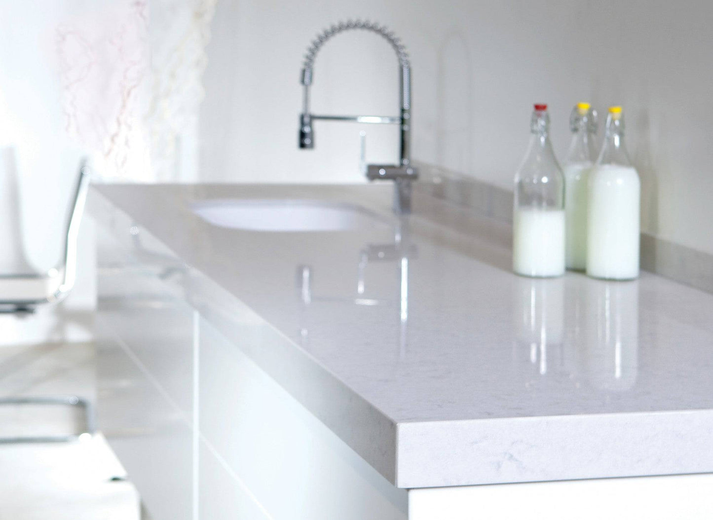 Silestone Lagoon Natural Quartz Countertop - Renoz