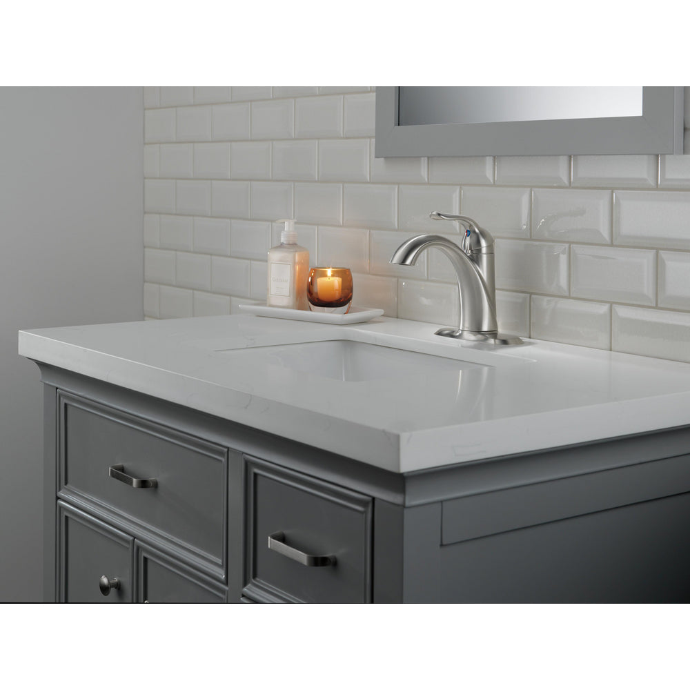 Delta LAHARA Single Handle Bathroom Faucet- Stainless