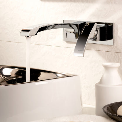 Streamline Newform Bath X-Sense Wall Mount Single Lever Bathroom Faucet (Rough in Sold Separately)