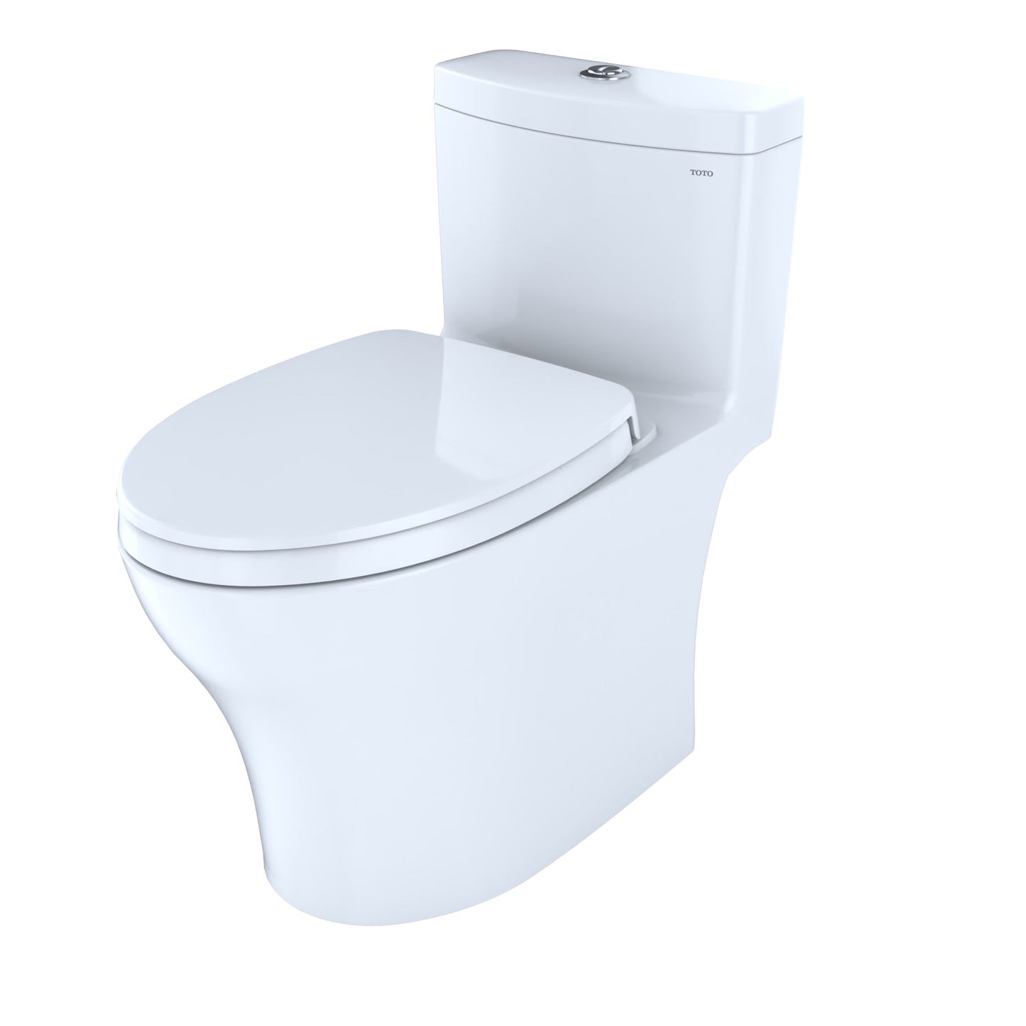 Toto Aquia IV Toilette monobloc 1,28 GPF et 0,8 GPF Cuvette allongée Washlet + connexion Hauteur 28,13" Hauteur du siège 17,62 Blanc