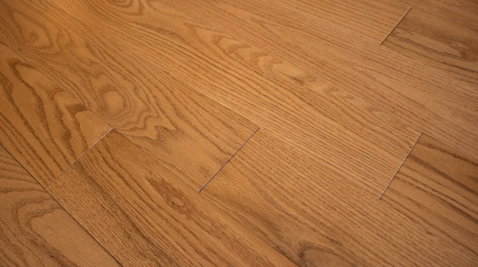 Parquet Grandeur Bois Franc Massif Chêne Amaretto Contemporain