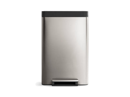 Kohler 13-Gallon Step Trash Can - Stainless Steel