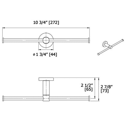 Laloo Double Roll Paper Holder 3025