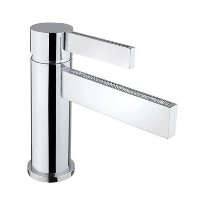 Aquadesign Products Lavabo monotrou – Drain inclus (Crystal Caso 500014VICI) - Chrome