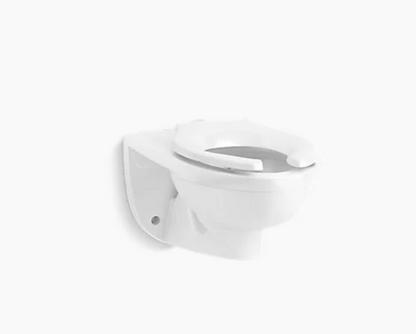 Kohler Kingston Ultrawall-Mounted Top Spud Flushometer Bowl