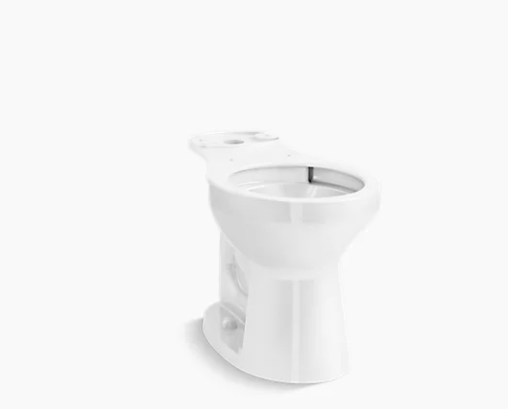 Kohler Cimarron Comfort Height Round-Front Chair-Height Toilet Bowl - White