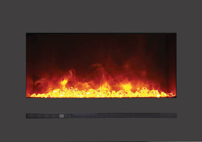 Sierra Flame WM-FML-34-4023-STL Linear Electric Fireplace