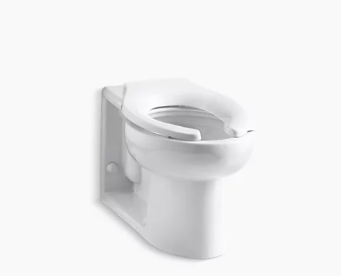 Kohler Anglesey Floor-Mounted Rear Spud Flushometer Bowl