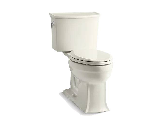 Kohler Archer Comfort Height Two Piece Elongated 1.28 Gpf Chair Height Toilet - Renoz