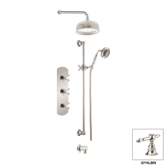 Ensemble de douche Aquadesign Products (Julia 3711JX) - Nickel brossé