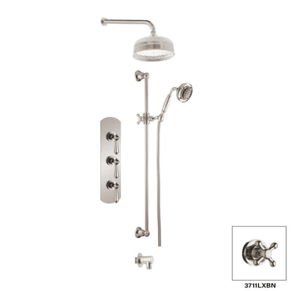 Ensembles de douche Aquadesign Products (London 3711LL) - Nickel brossé