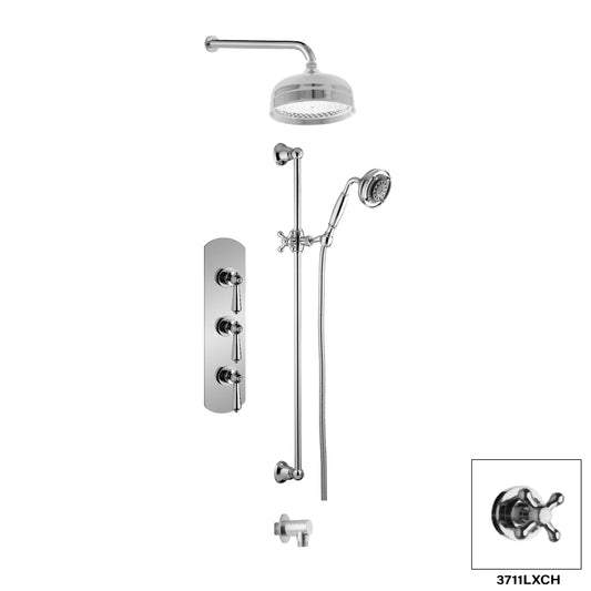 Ensembles de douche Aquadesign Products (London 3711LL) - Chrome