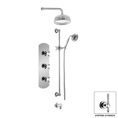 Aquadesign Products Shower Kits (Nostalgia 3711NX) - Chrome