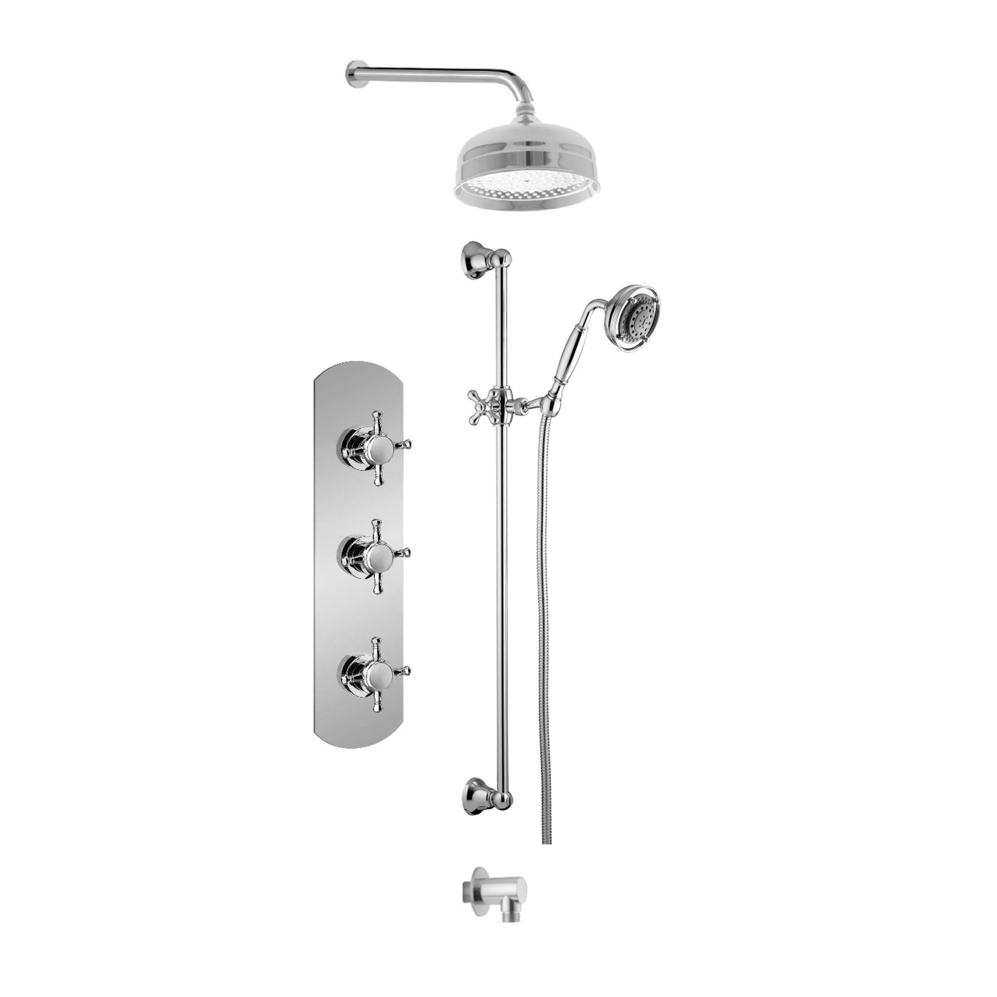 Ensemble de douche Aquadesign Products (Queen 3711QX) - Chrome