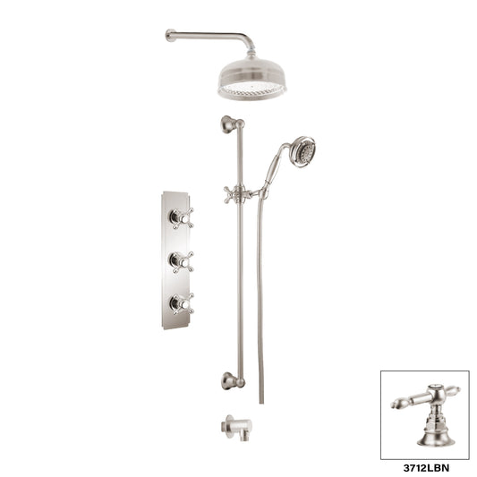 Ensemble de douche Aquadesign Products (Julia 3712JX) - Nickel brossé