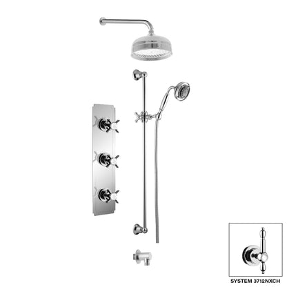 Aquadesign Products Shower Kits (Nostalgia 3712NX) - Chrome