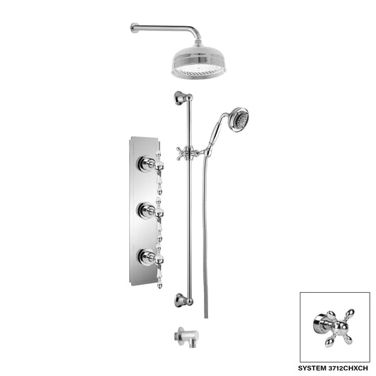 Ensemble de douche Aquadesign Products (Chopin 3712CHL) - Chrome