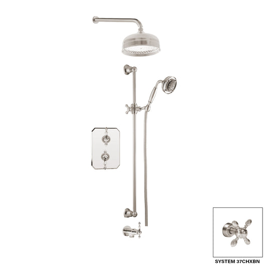 Ensemble de douche Aquadesign Products (Chopin 37CHL) - Nickel brossé