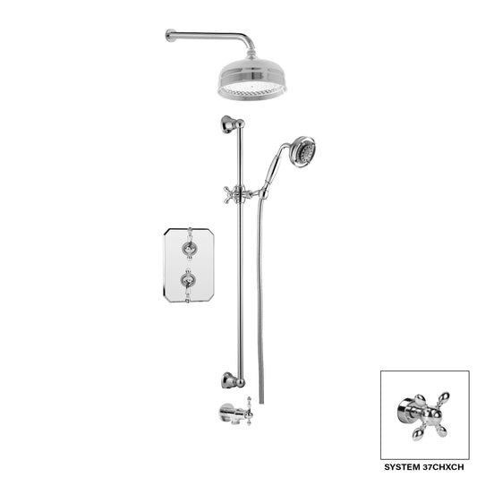 Ensemble de douche Aquadesign Products (Chopin 37CHL) - Chrome