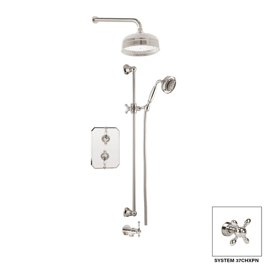 Ensemble de douche Aquadesign Products (Chopin 37CHL), nickel poli