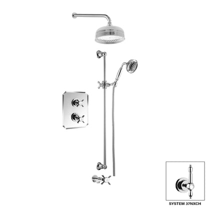 Aquadesign Products Shower Kits (Nostalgia 37NX) - Chrome