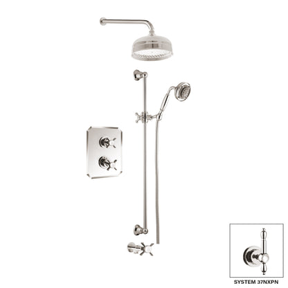 Aquadesign Products Shower Kits (Nostalgia 37NX) - Polished Nickel