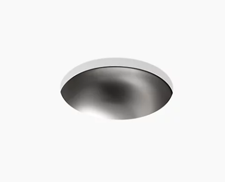 Kohler Bolero Round Drop-In/Undermount Bathroom Sink With Satin Finish