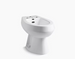 Kohler San Tropez Bidet à jet vertical avec 4 trous de robinet