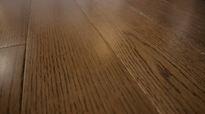 Parquet Grandeur Bois Franc Massif Contemporain Écorce d'Arbre Chêne