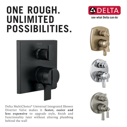 Delta MultiChoice Universal Integrated Shower Diverter Rough Universal Inlets / Outlets