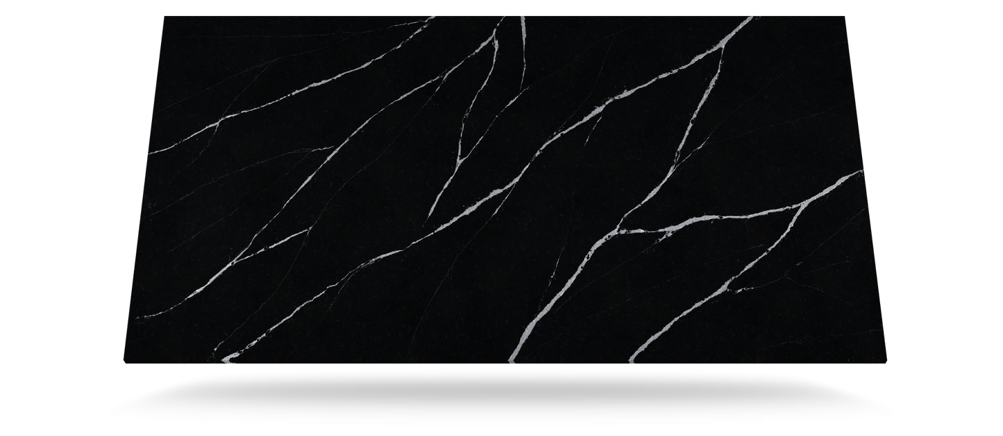 Silestone Eternal Marquina Natural Quartz Countertop - Renoz