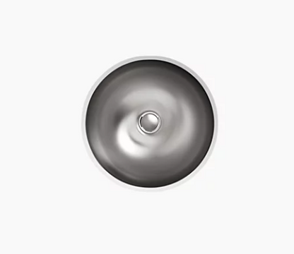 Kohler Bolero Round Drop-In/Undermount Bathroom Sink With Satin Finish