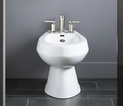 Kohler San Tropez Bidet à jet vertical avec 4 trous de robinet