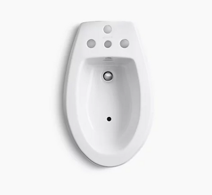 Kohler San Tropez Bidet à jet vertical avec 4 trous de robinet